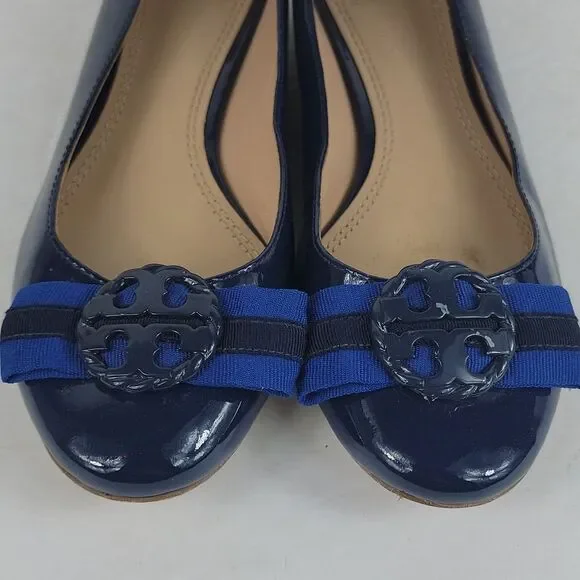 Tory Burch Maritime Patent leather Ballet Flat - Picture 7 of 14